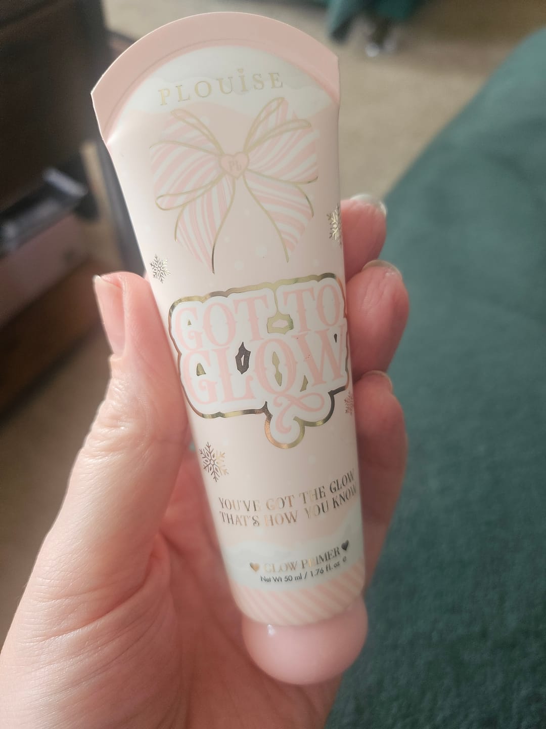 Customer photo review of Got To Glow Shimmer Primer