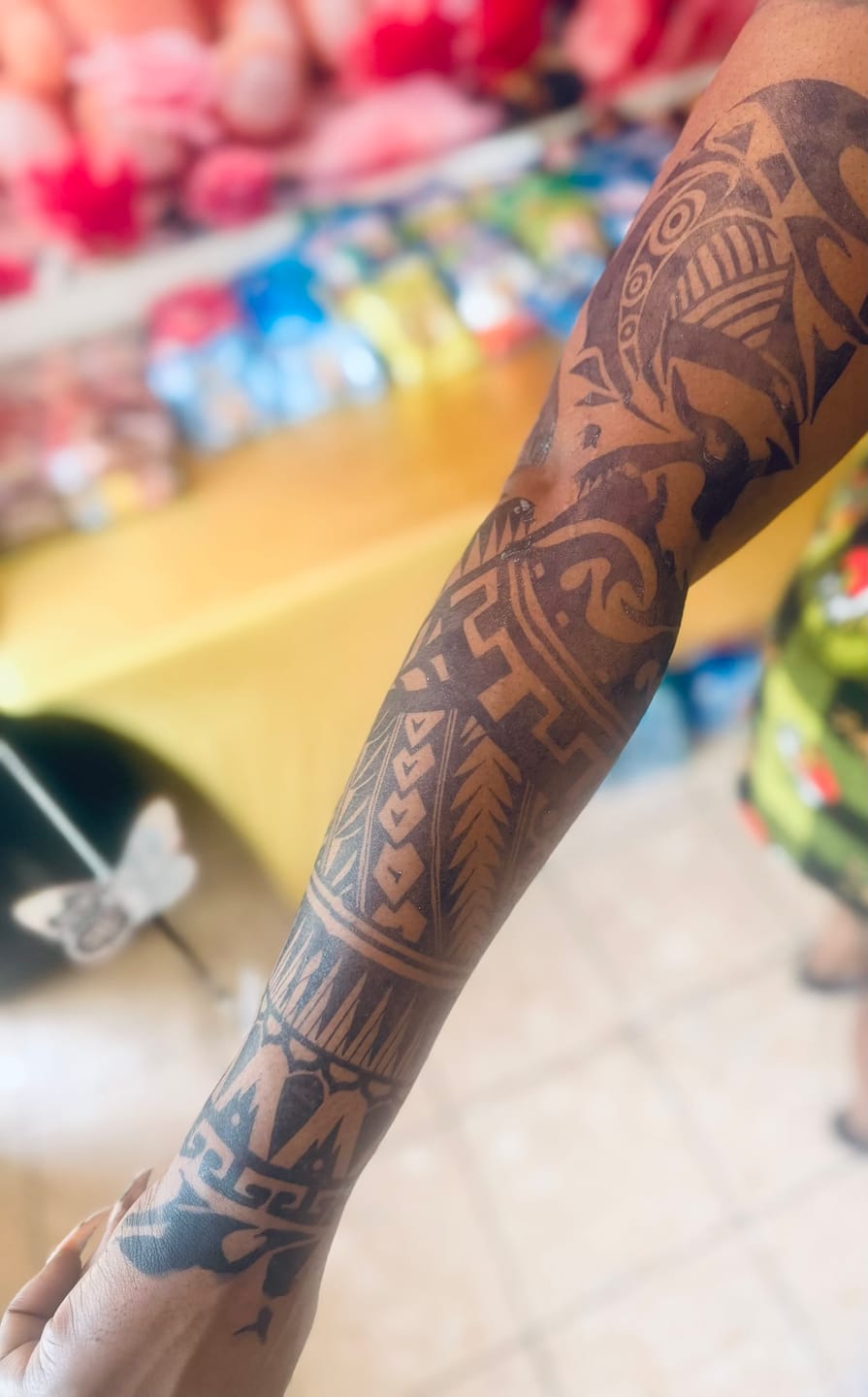 Customer photo review of Polynesian Tribal Waves