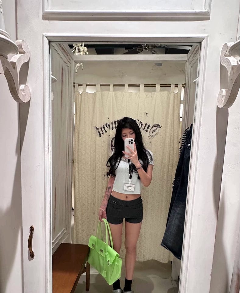 Customer photo review of Neon Green Y2K Jelly Firkin Bag