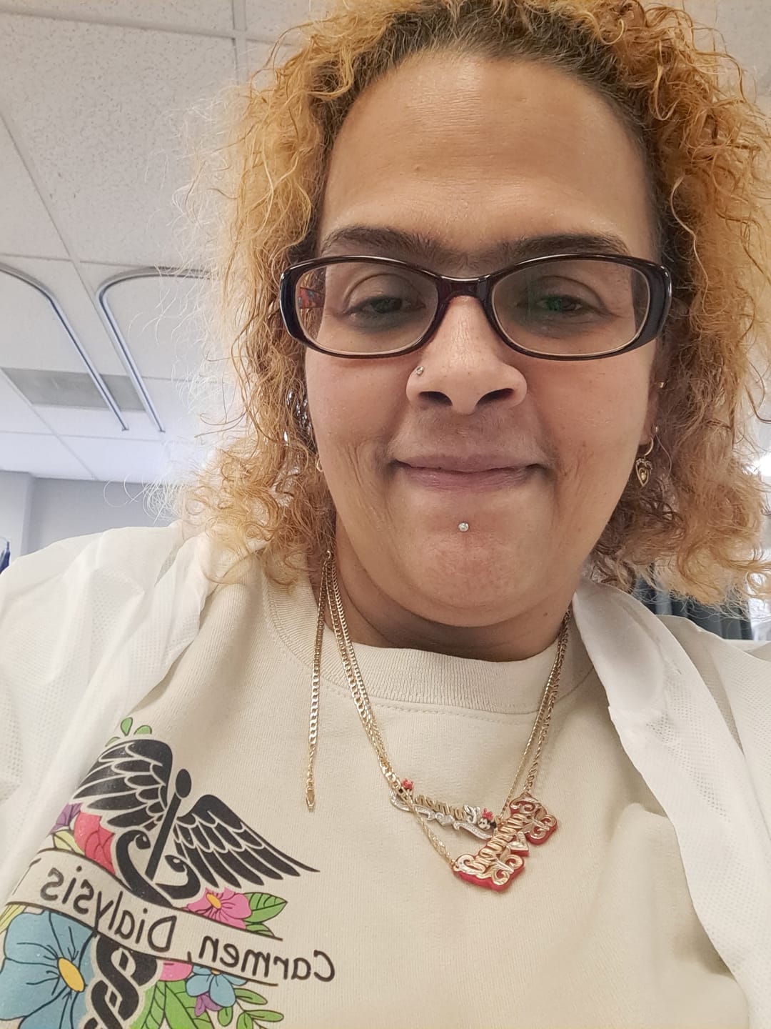Customer photo review of Personalized Crewneck Sweatshirt with Caduceus