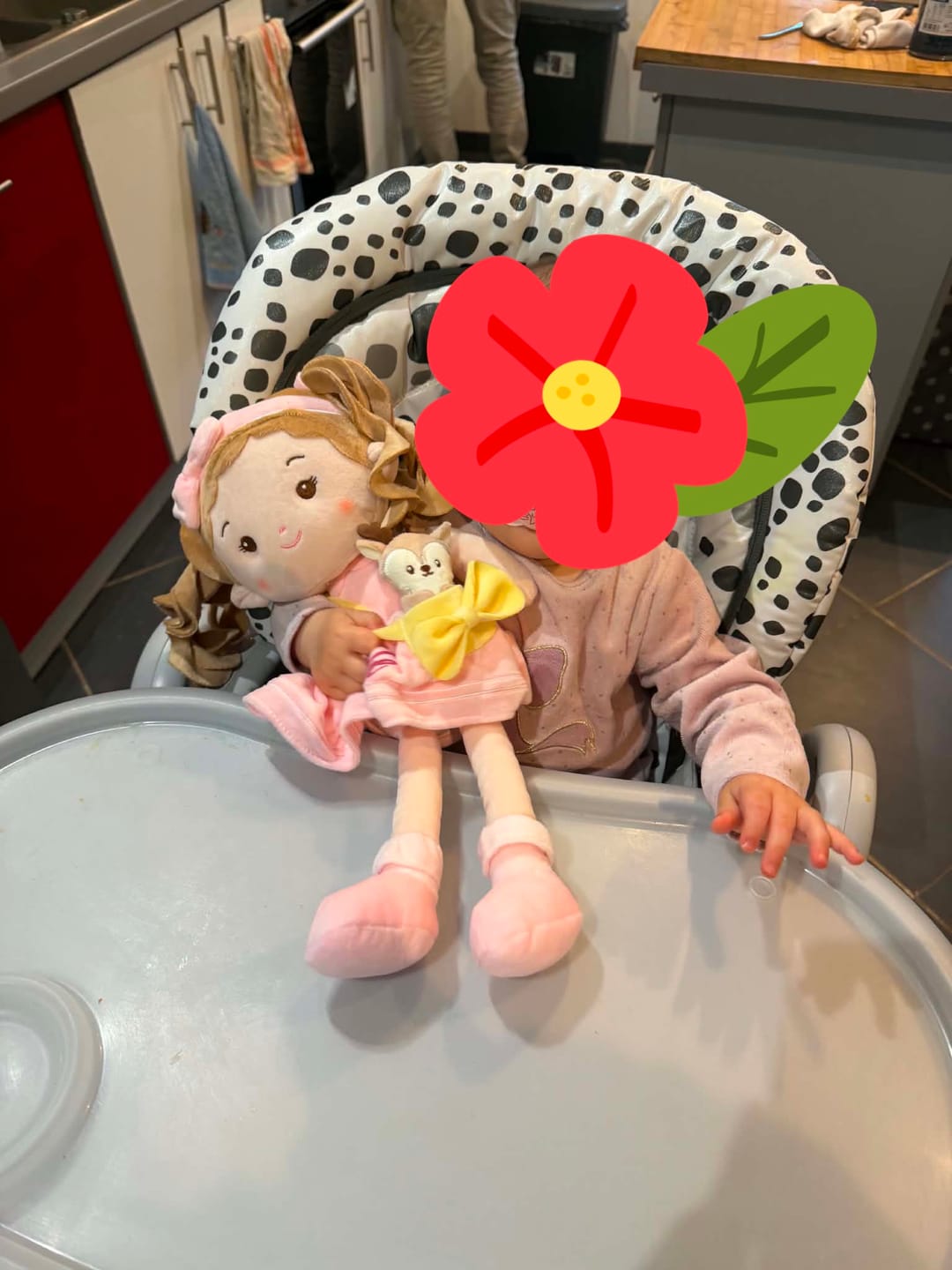 Customer photo review of Leyadoll Soft Plush Personalized Leya Doll, My First Baby Doll