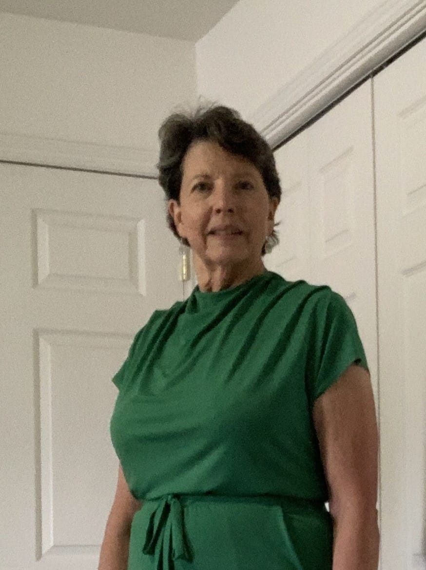 Customer photo review of Brigitte Brianna Cascade Top