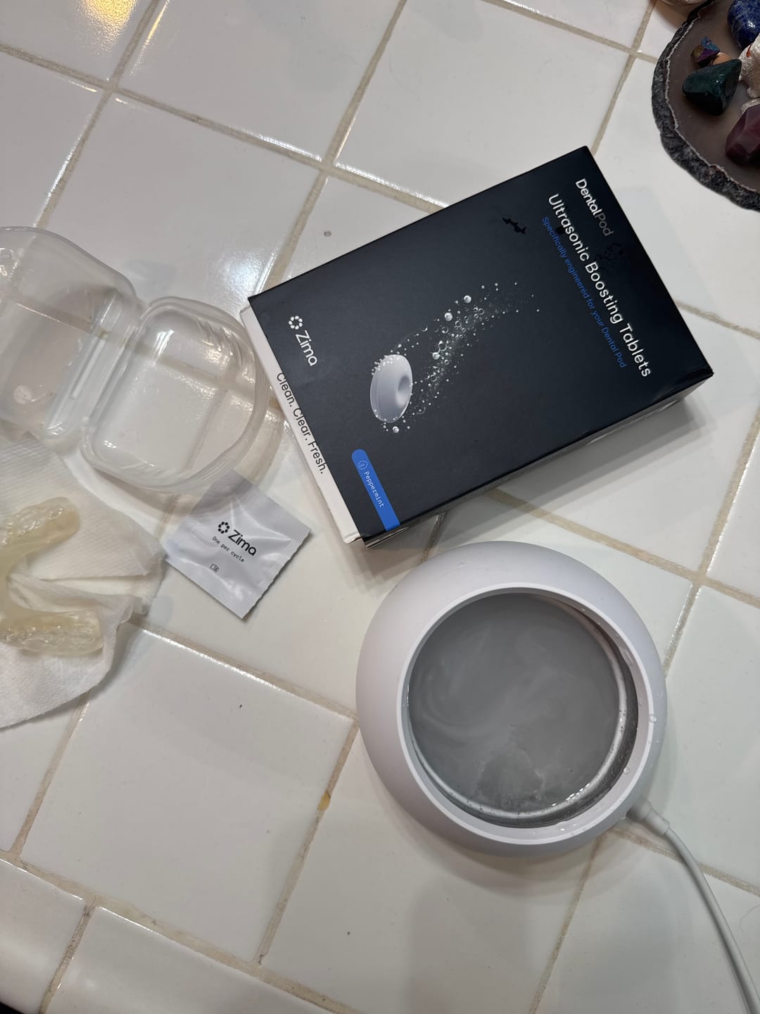 Customer photo review of Ultrasonic Boosting Tablets