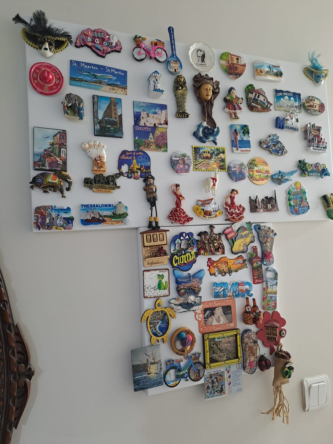 Customer photo review of Metal Magnet Panosu Beyaz