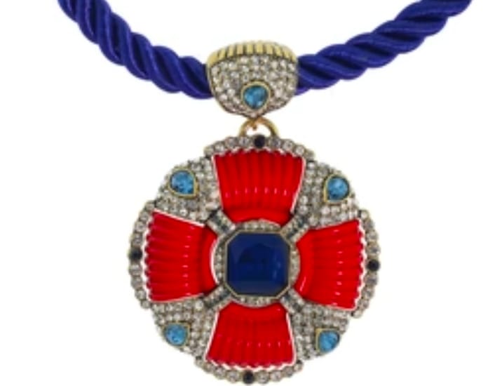 Customer photo review of HEIDI DAUS® “Yacht Club” Nautical Convertible Enhancer Necklace with Cord