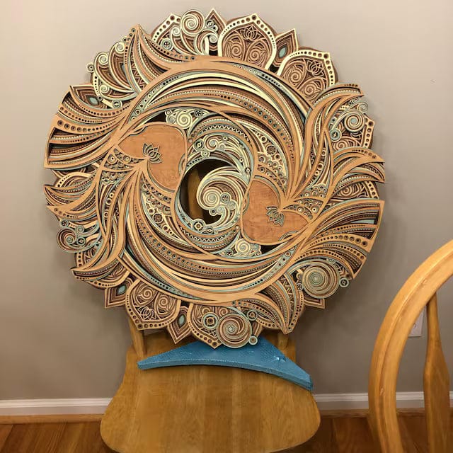 Customer photo review of Koi and Lotus