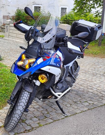Customer photo review of Side Stand Foot Extension BMW R1300GS / Adventure
