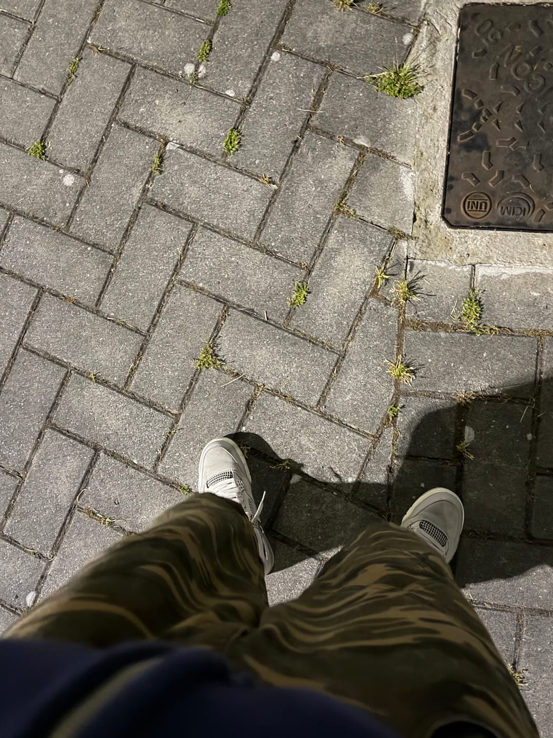 Customer photo review of Omirad Camo Panel Cargo Shorts