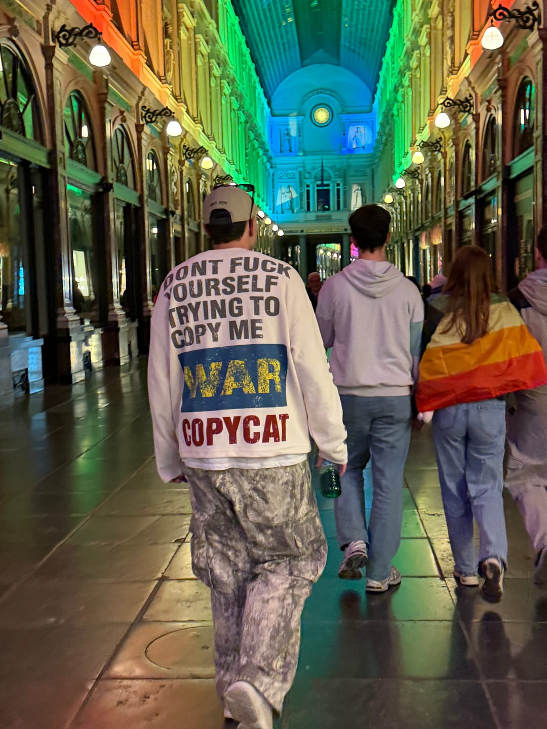 Customer photo review of Omirad “COPYCAT WAR” Heavy Waffle Long Sleeve