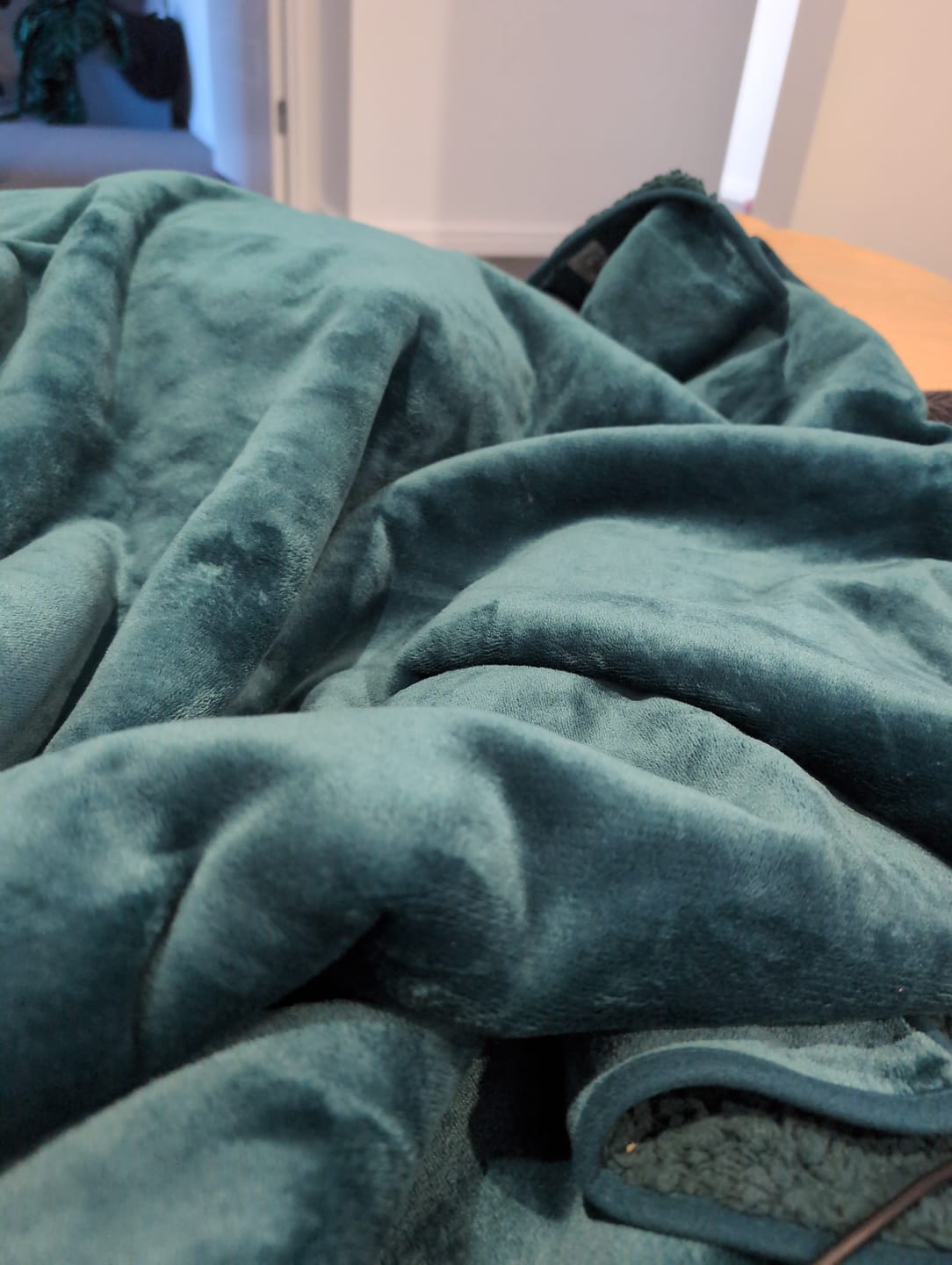 Customer photo review of Waterproof Splash Blanket™ - Emerald Green The OG