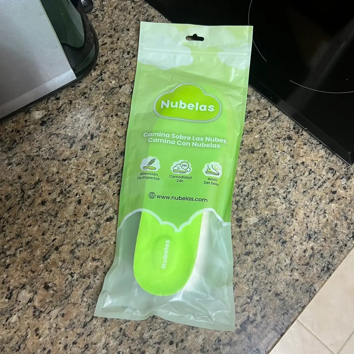 Customer photo review of Plantillas Nubelas | Comodidad en cada pisada