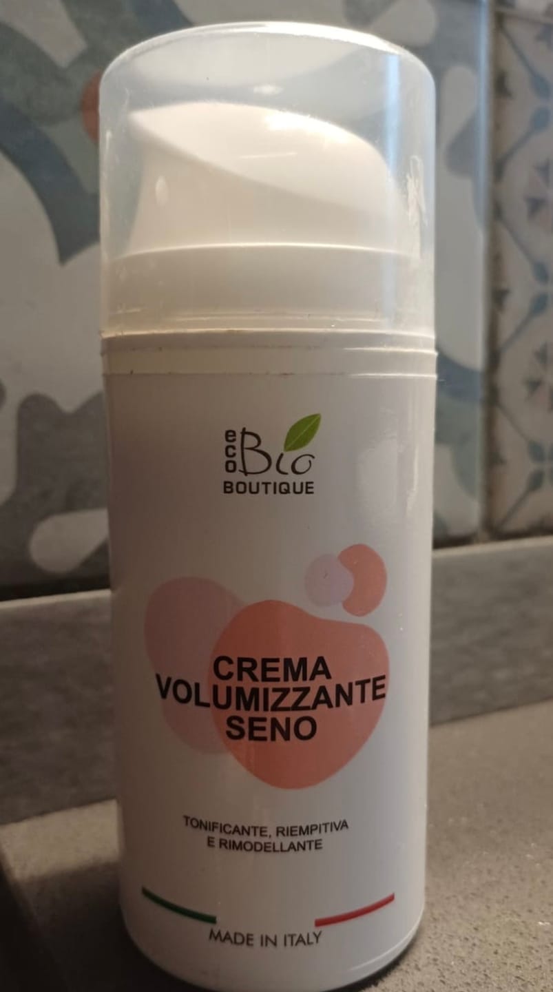 Customer photo review of Crema Volumizzante Seno