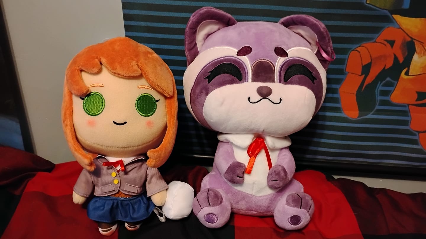 Customer photo review of Doki Doki Literature Club - Monika Collector's Plush