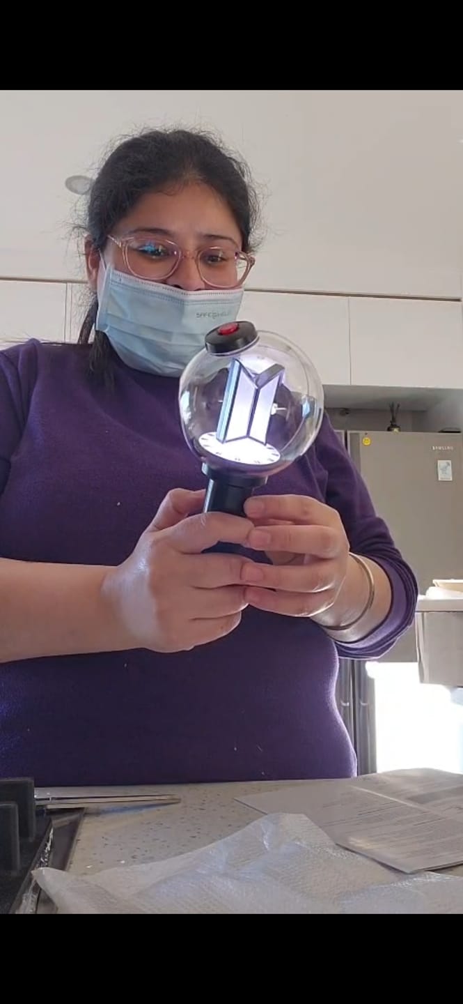 Customer photo review of BTS - OFFICIAL LIGHT STICK VER.4