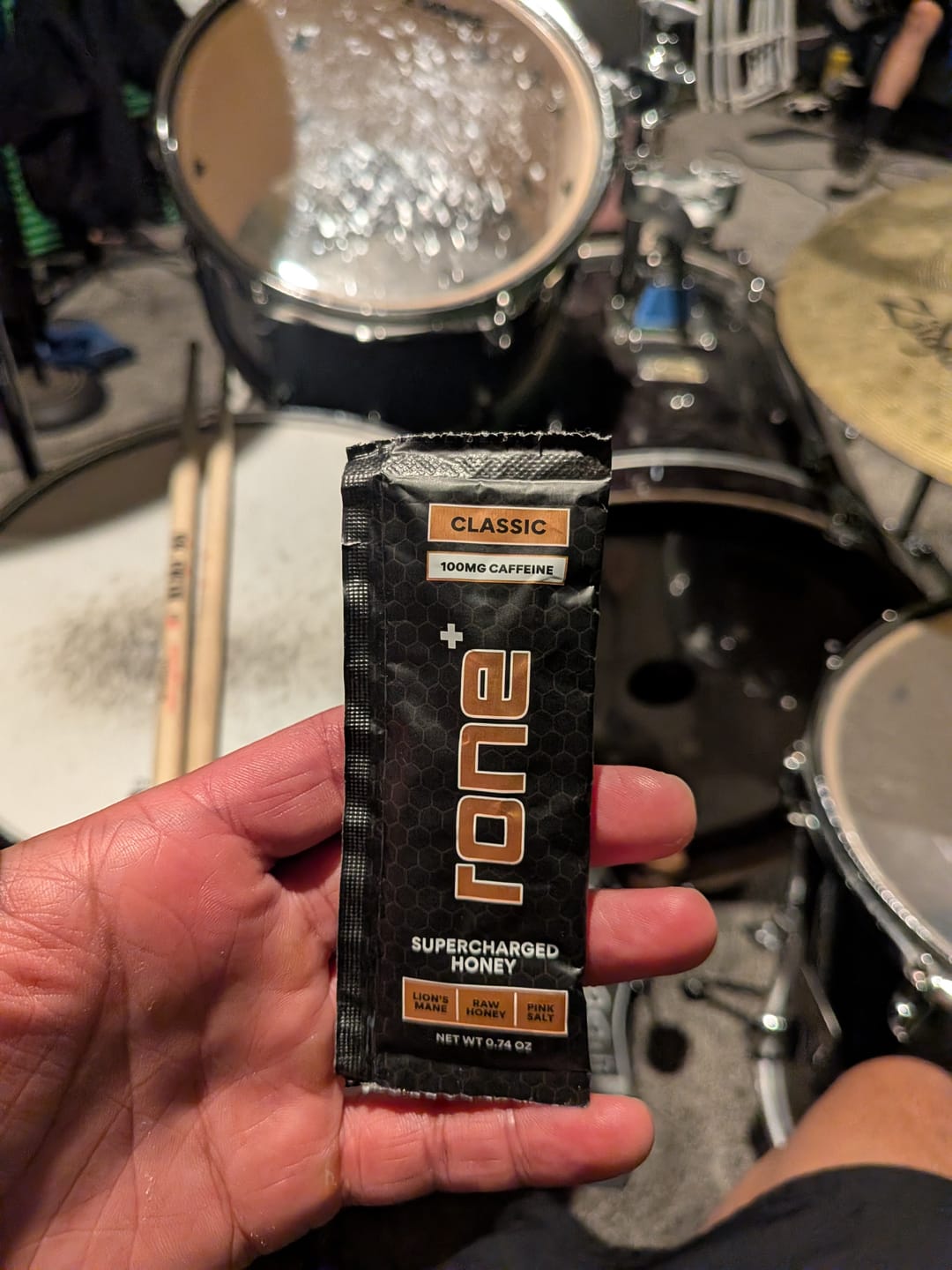 Customer photo review of 100mg Caffeine - Classic - SuperCharged Honey (20-Pack)