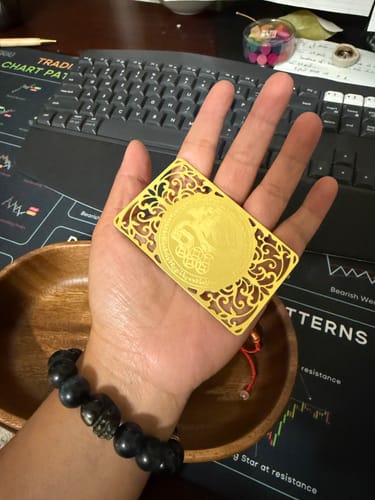 Customer photo review of Prestige Mantra Card – Gambler's Wealth