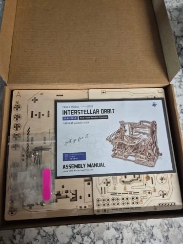 Customer photo review of Puzzle 3D Parcours de billes manuel simple en bois