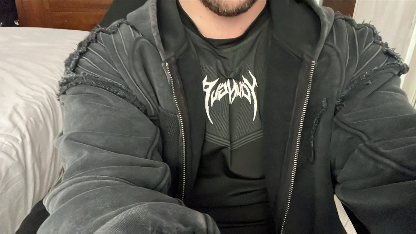 Customer photo review of 5209 - Batman Armored Zip-Ups