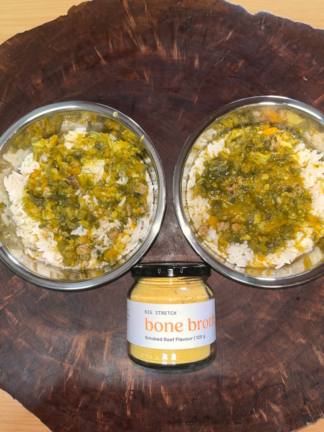 Customer photo review of Big Stretch Bone Broth