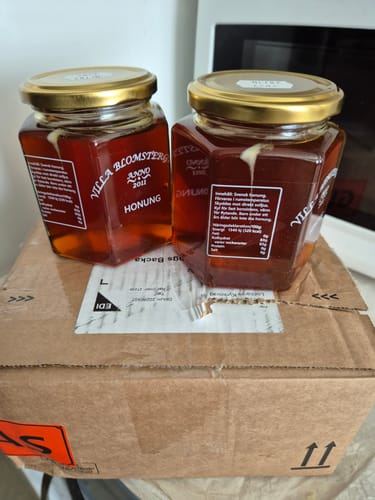 Customer photo review of Flytande honung 2 kg (4×500 g) – Svensk RAW honung