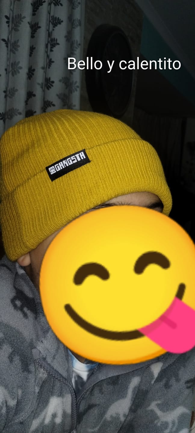 Customer photo review of Beanie Gangsta Docker Unisex Amarillo