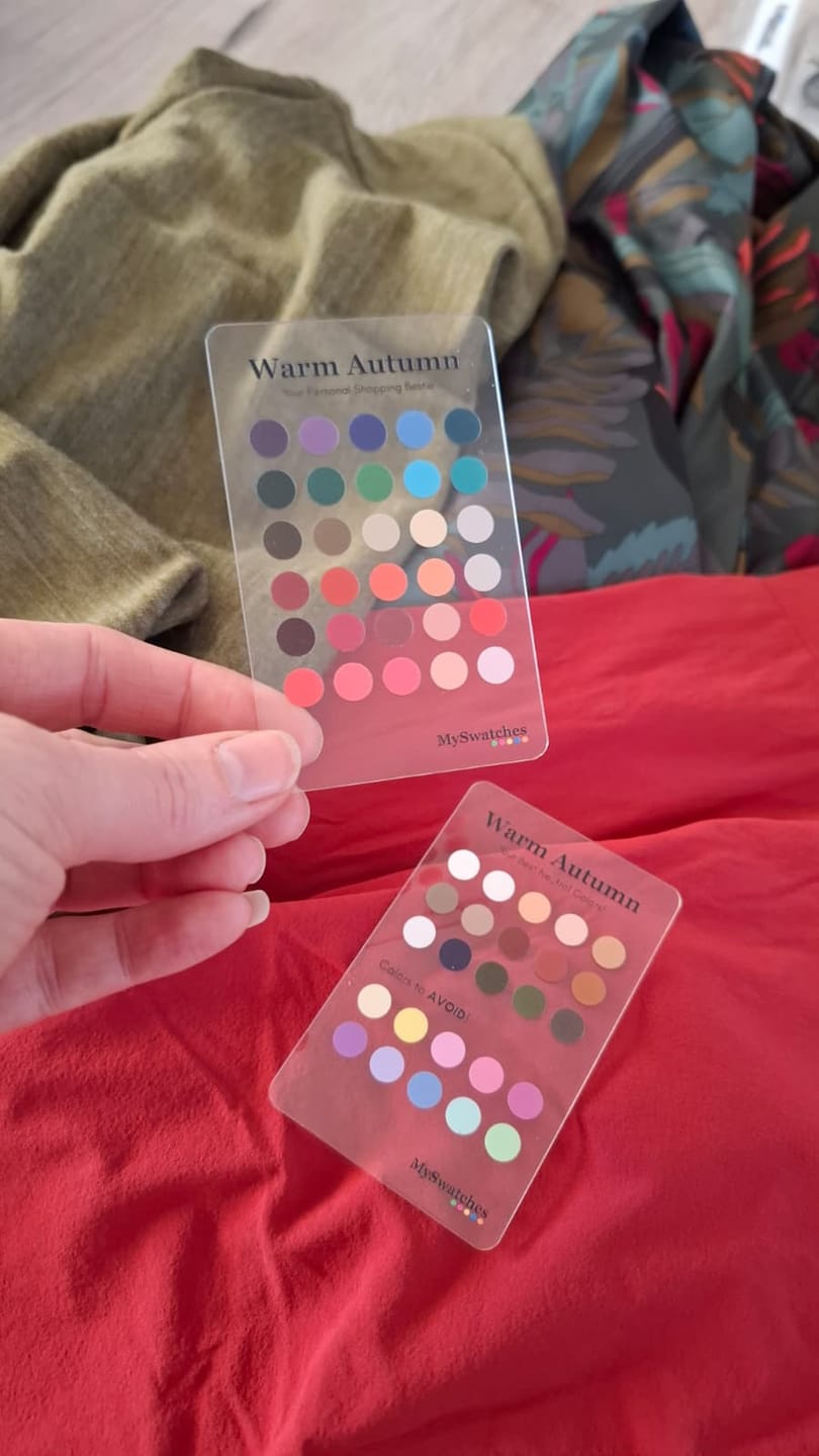 Customer photo review of Neutrals & Avoid Cards