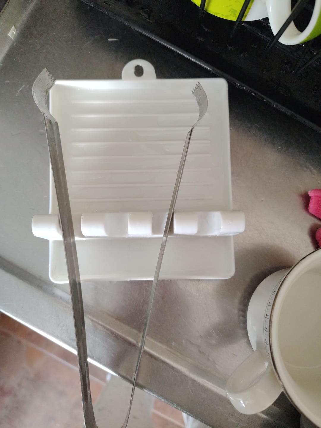 Customer photo review of Escurridor para Utensilios de Cocina