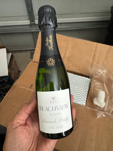 Customer photo review of Nicolas Feuillatte Brut Champagne Mini Bottles