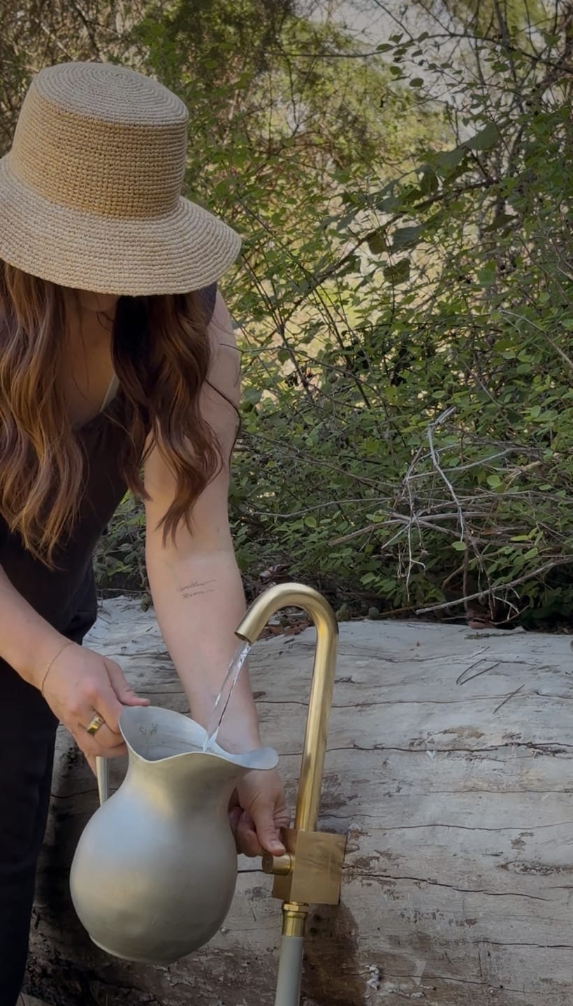Customer photo review of Brass Outdoor Faucet