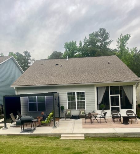 Customer photo review of FlexPatio POWER+ PRO Gen 2 Motorized Pergola