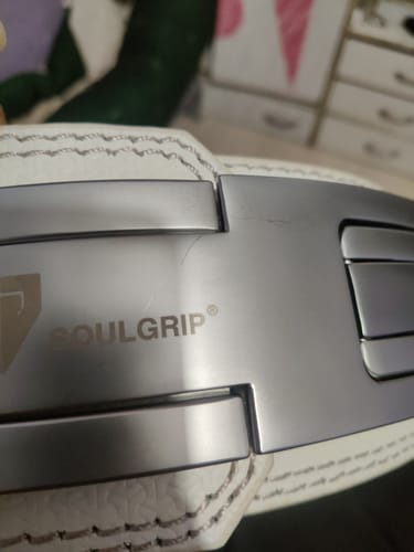 Customer photo review of Dragonforged Ice White 13mm Powerlifting Belt (Limited Edition)