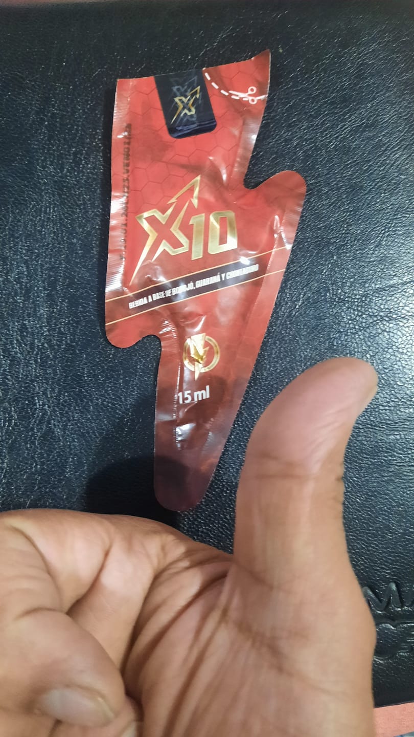 Customer photo review of CAJA POTENCIADOR GEL X10 (7 Sachet)