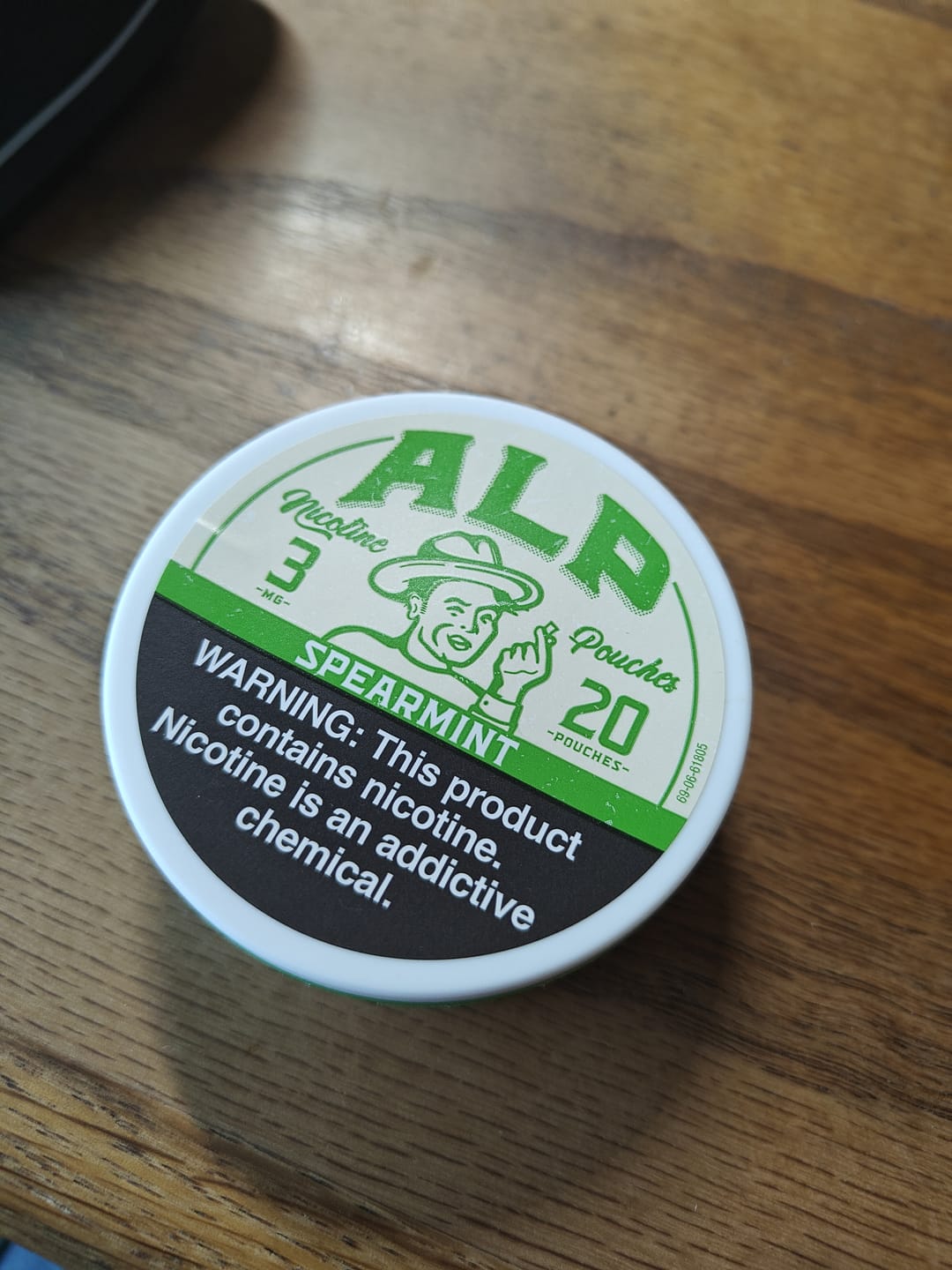 Customer photo review of Spearmint Nicotine Pouches