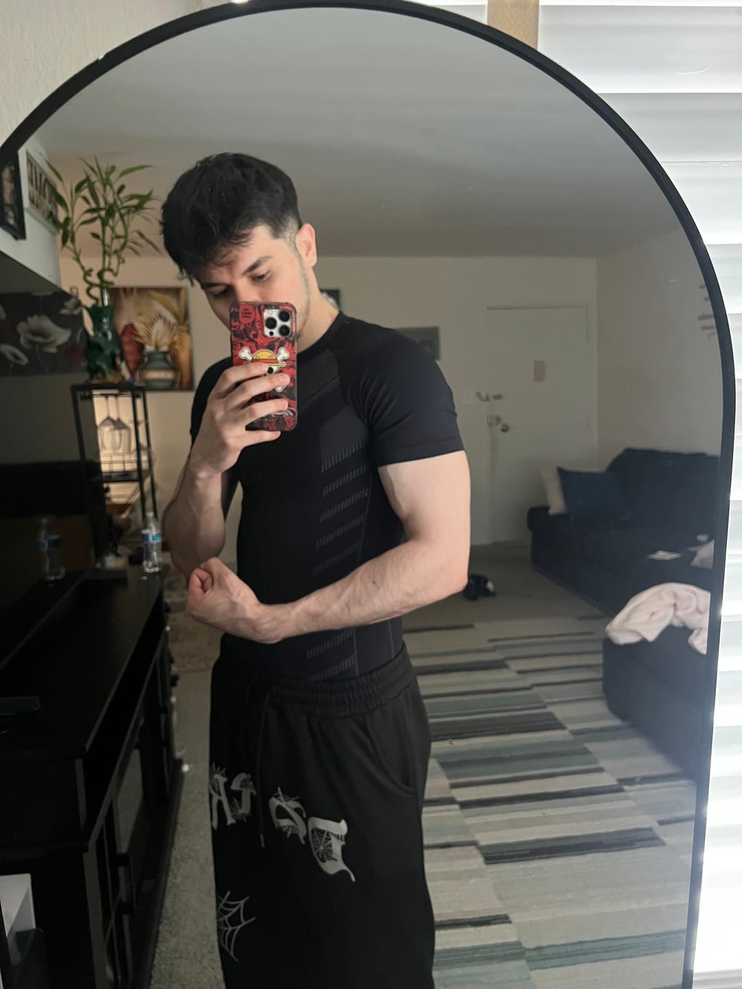 Customer photo review of 465 Superhero Compression Tees