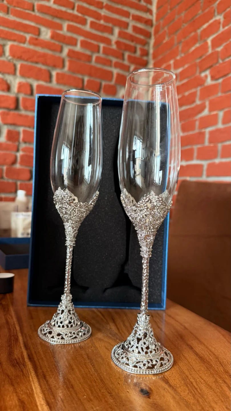 Customer photo review of Cinderella's Champagne Glass