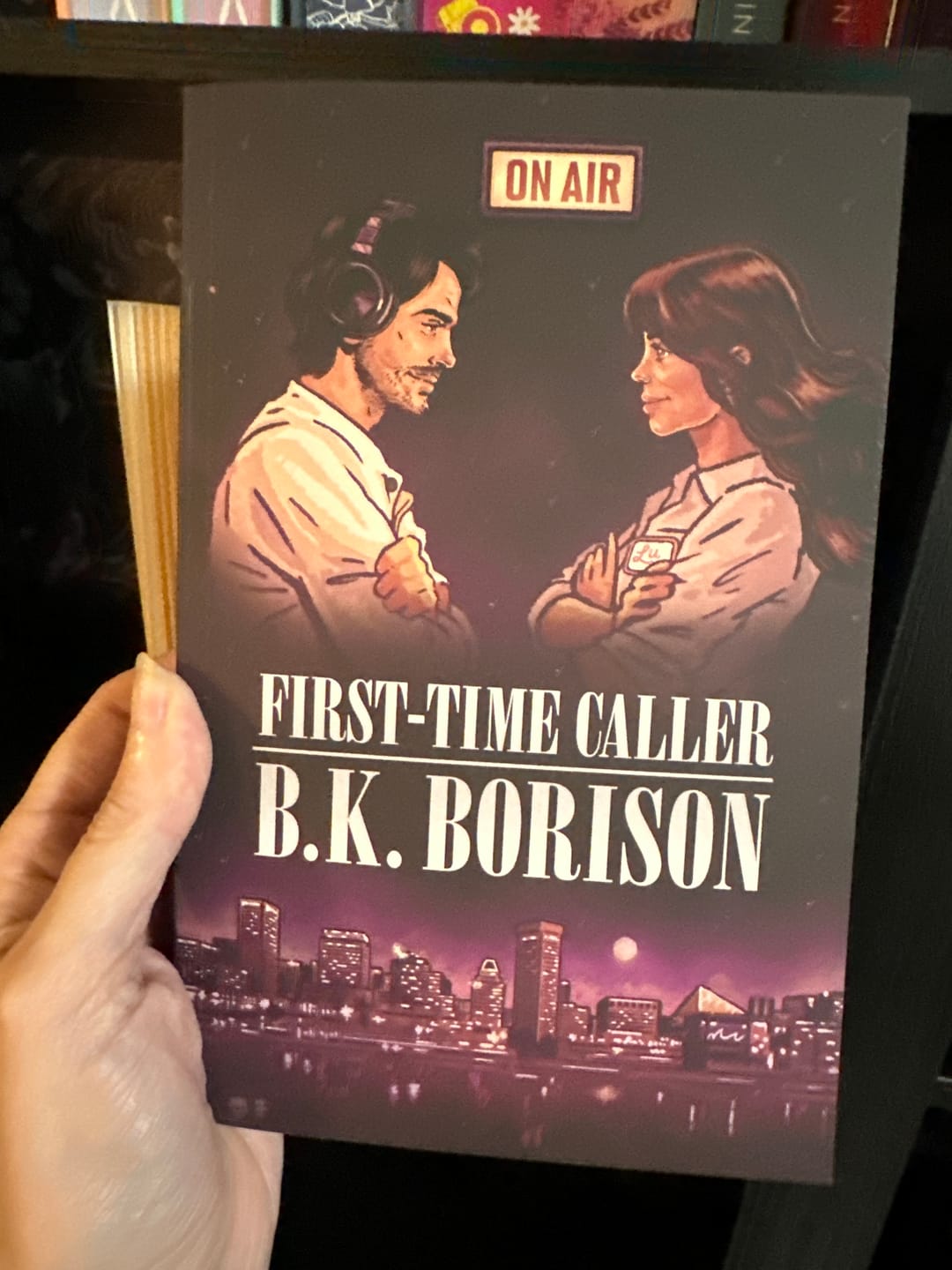 Customer photo review of First-Time Caller by B.K. Borison