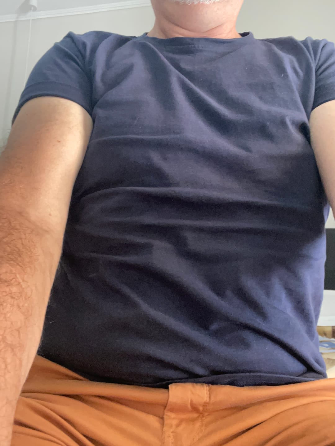 Customer photo review of Muscle T-shirt - Light Grey