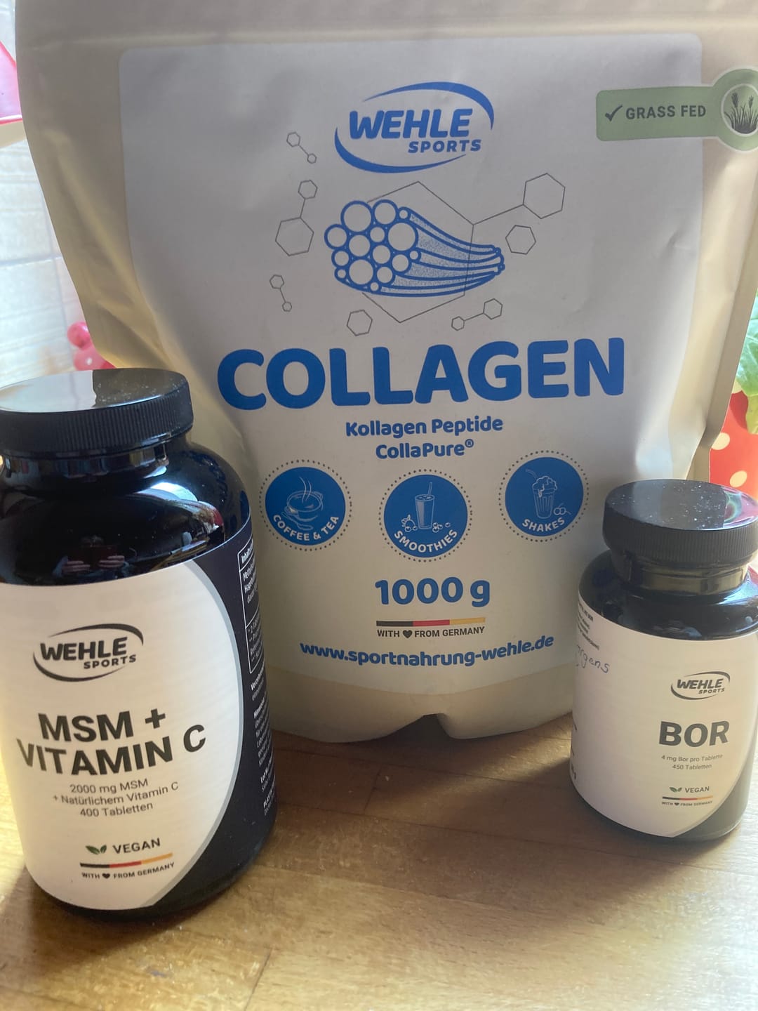 Customer photo review of MSM Tabletten Hochdosiert - 400 Stück - 2000 mg MSM + Natürliches Vitamin C