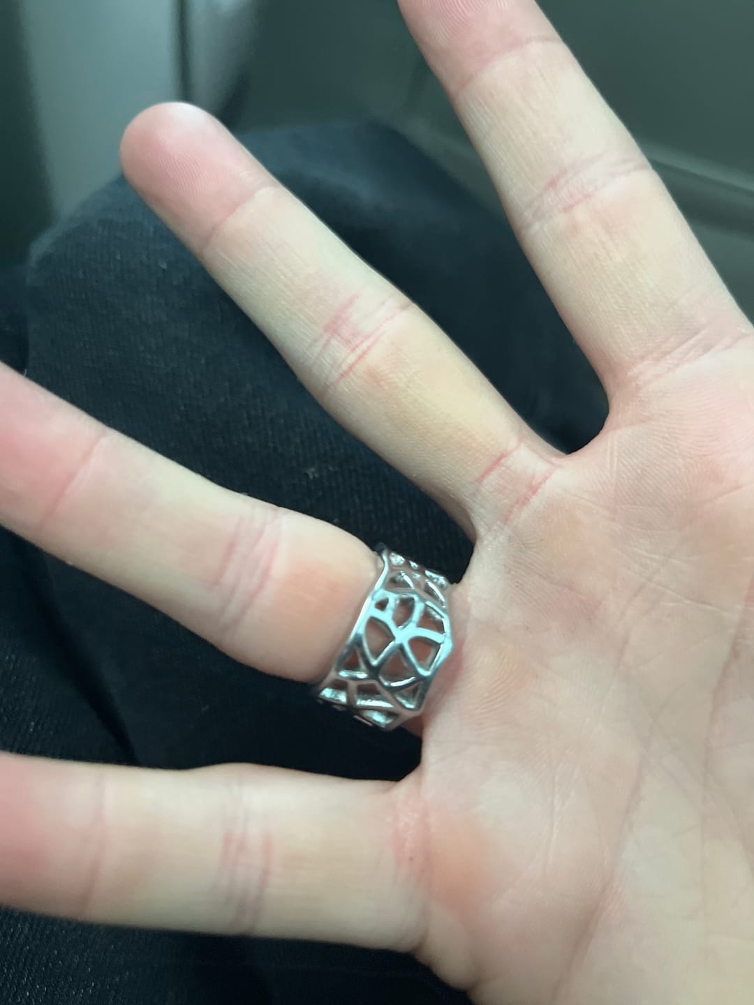 Customer photo review of SPIDER WEB RING