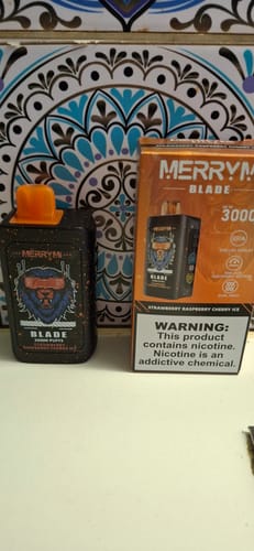 Customer photo review of Merry-Mi - Blade 30K - Puff Jetable / Vape Disposable - 5% nicotine