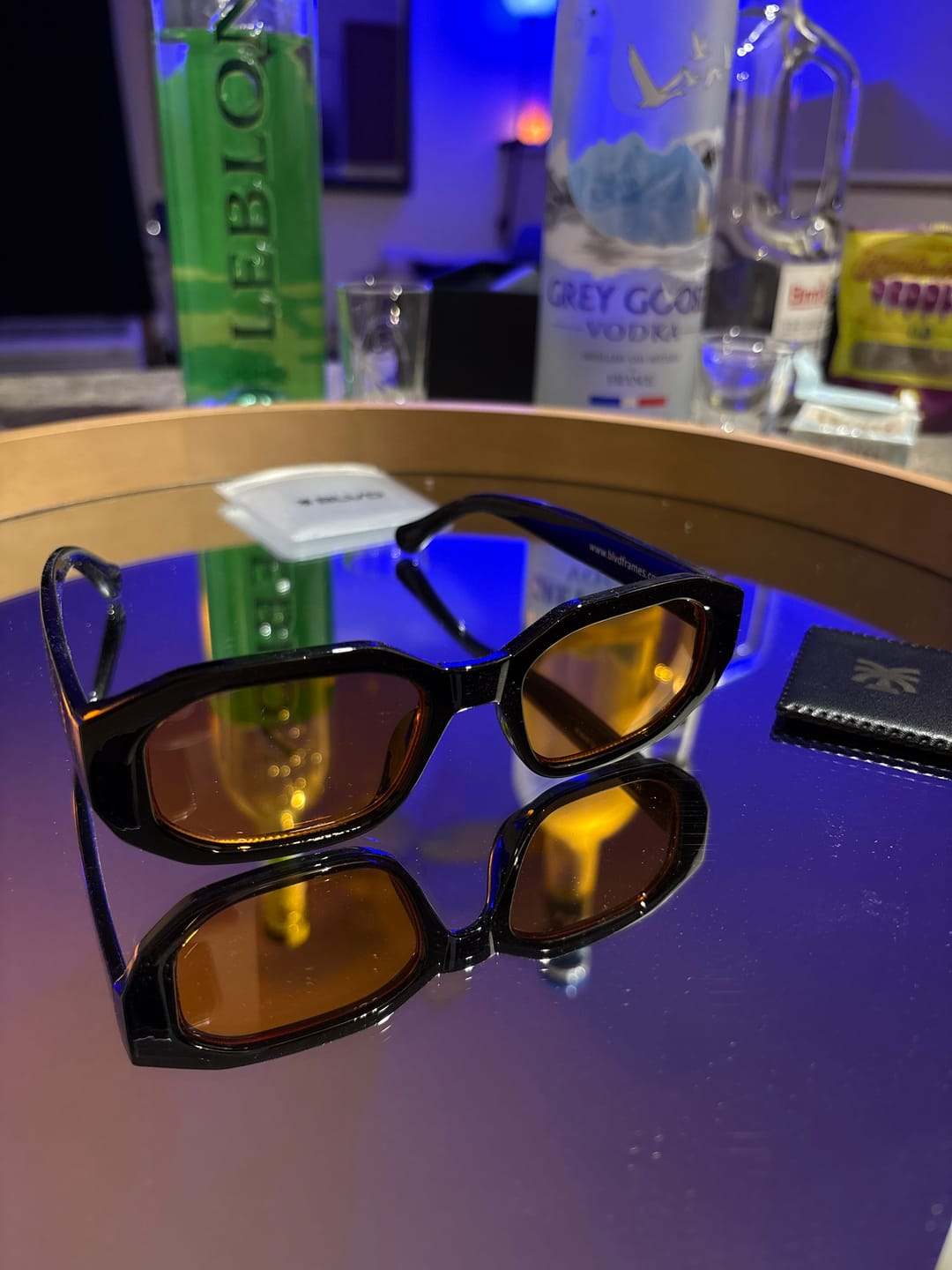 Customer photo review of BLOOD MOON BLUE LIGHT BLOCKERS