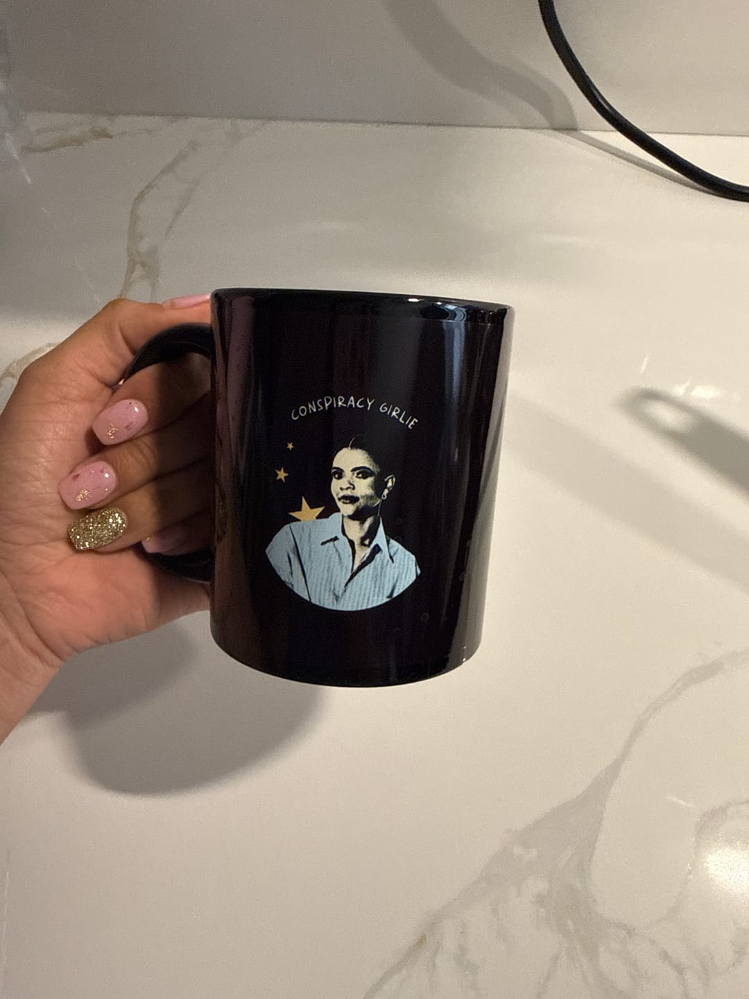 Customer photo review of Conspiracy Girlie Mug