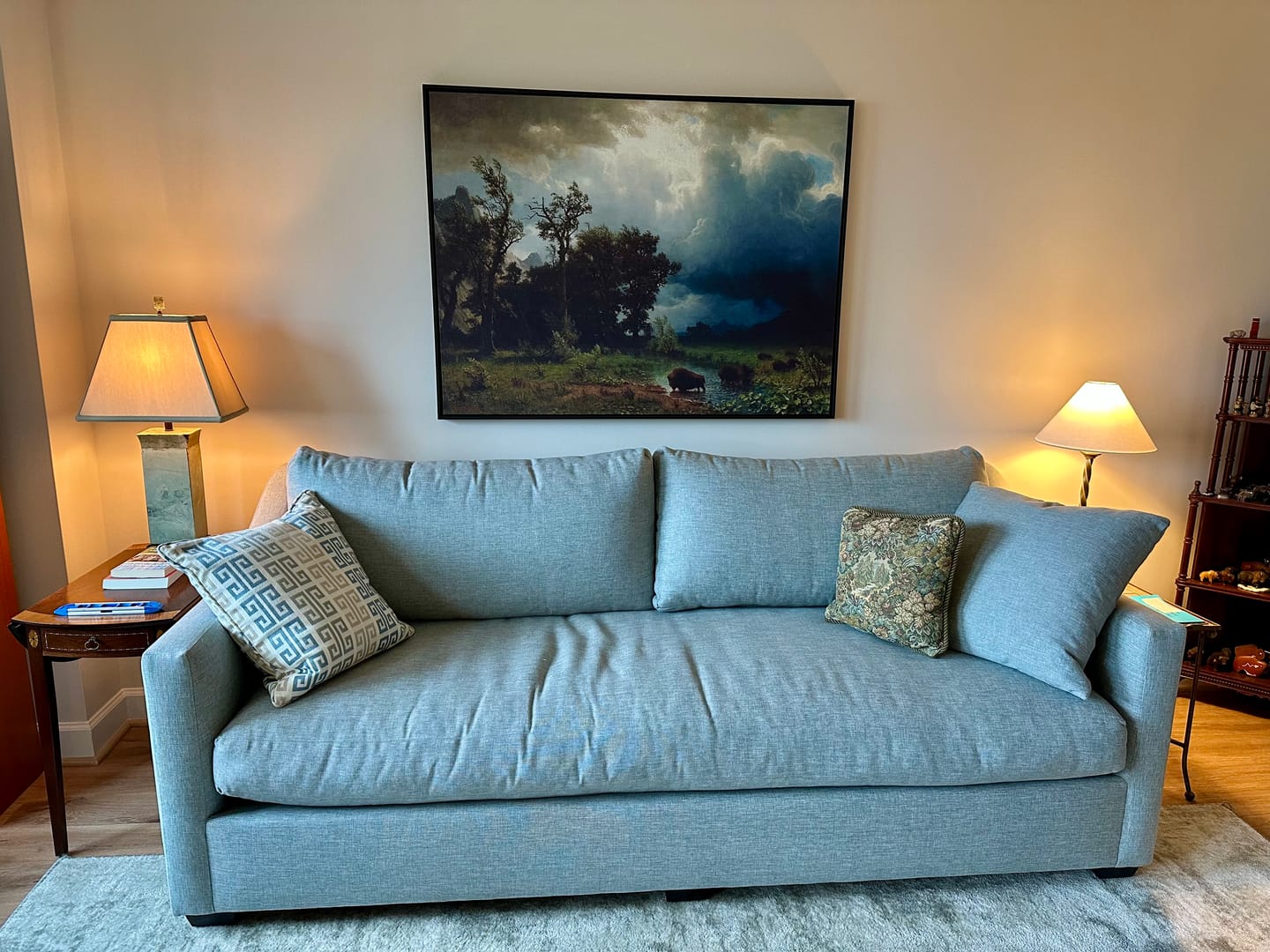 Customer photo review of Buffalo Trail the Impending Storm (1869) by Albert Bierstadt