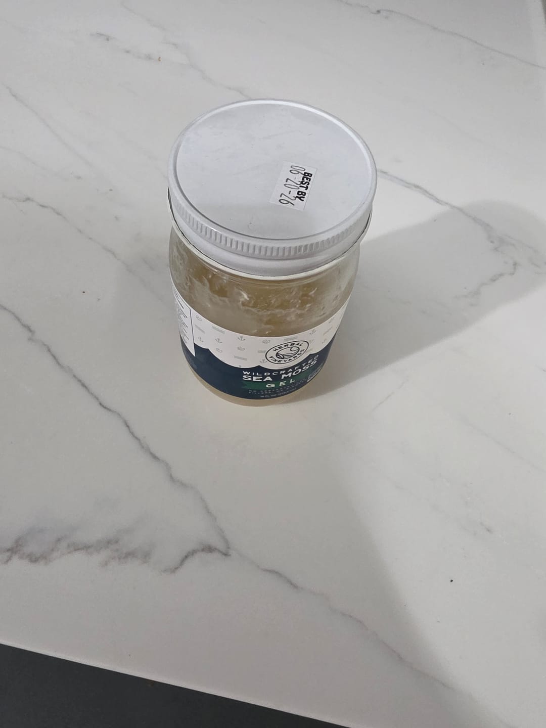 Customer photo review of 60 Day Sea Moss Gel Dynamic Duo