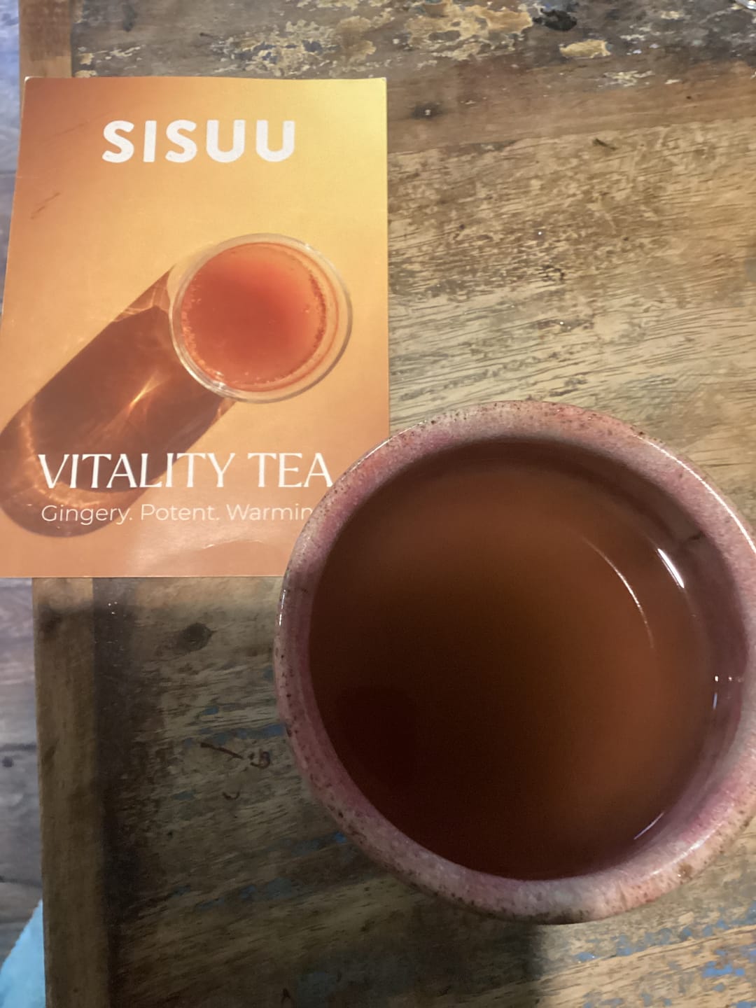 Customer photo review of SISUU Vitality Tea Sample