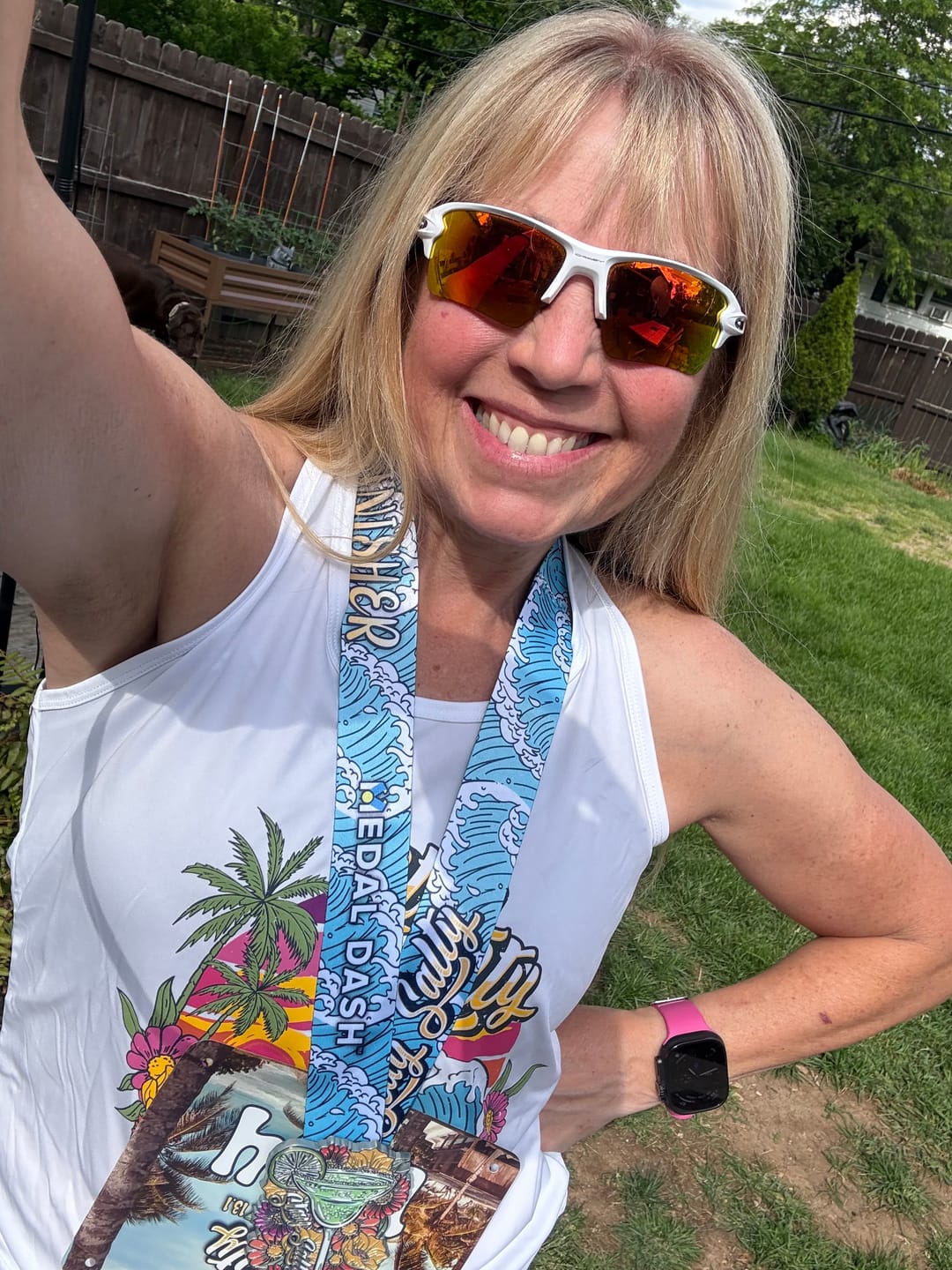 Customer photo review of Stay Salty 5K/10K/13.1