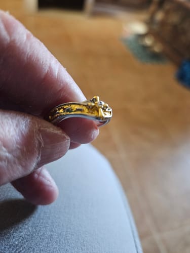 Customer photo review of DIVINE JOURNEY SILVER MOM RING