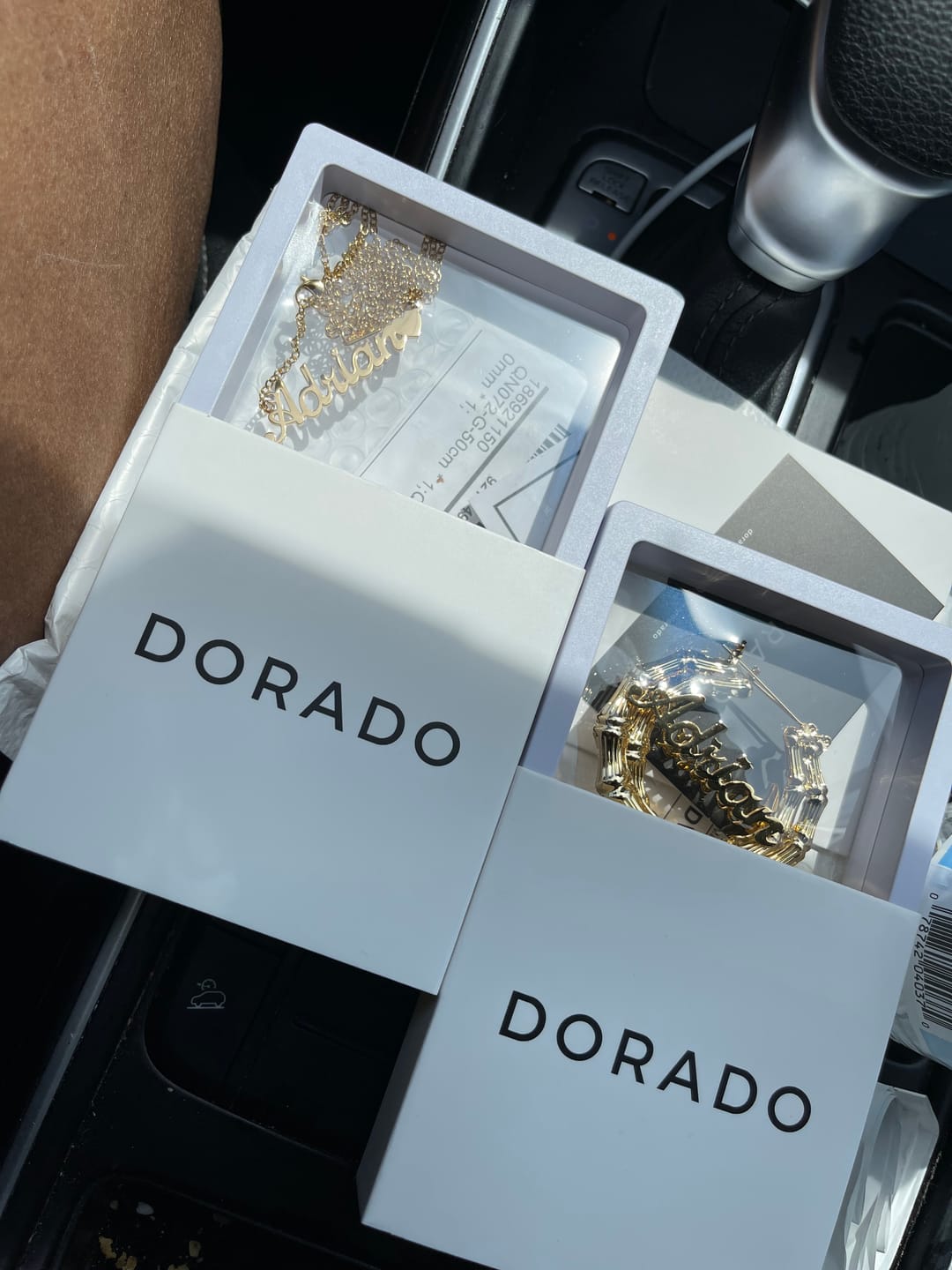 Customer photo review of Name Heart Necklace