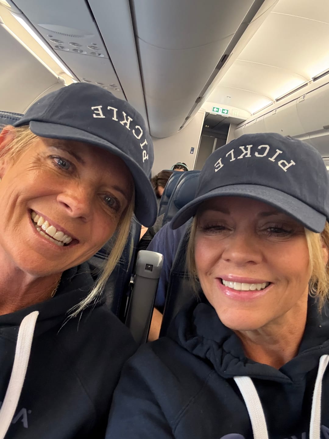 Customer photo review of Upside Down Pickle Embroidered Cap - White Letters