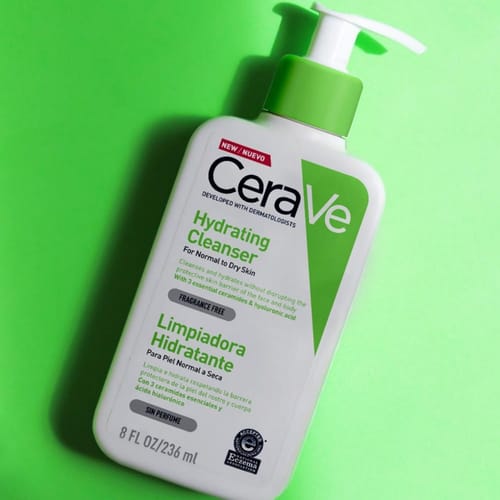 Customer photo review of CeraVe Hydrating Cleanser - Moisturizing Face Wash for Dry Skin 236ml